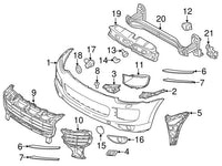 Front Bumper Adjustment Bracket Left 95850587900 Right 95850588000 Compatible With Porsche Cayenne 2011 Tag No.208