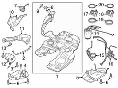 Fuel Pump 95862013215 For  Porsche cayenne Tag-F-51