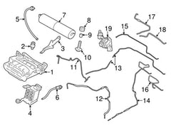 Front Height Level Sensor Right Side 97034302203 Porsche Panamera