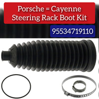 Front Steering Rack Boot Kit 95534719110 Compatible With AUDI & Q7 (4LB) & BMW & X3 (E83)  PORSCHE & CAYENNE (9PA) & VW & TOUAREG (7P5, 7P6)