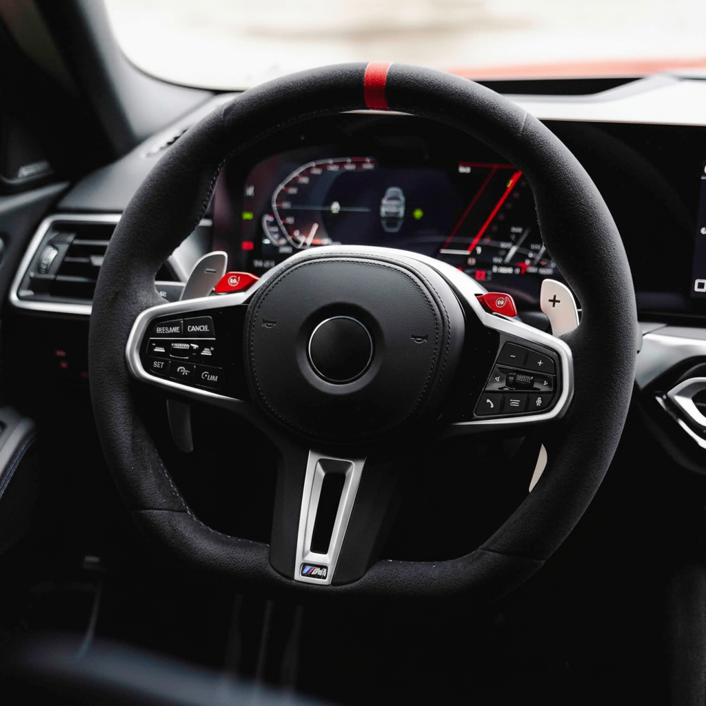 BMW Steering Wheel Leather Compatible With BMW G Series