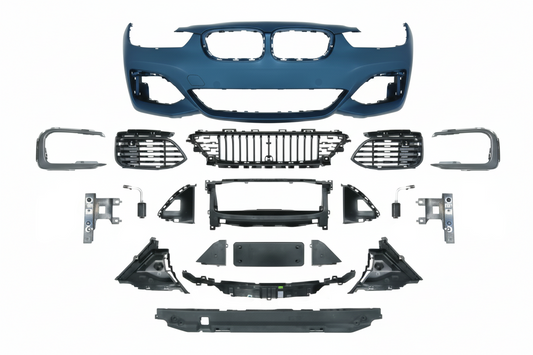 A To Z Compatible With Bmw 1 Series F20 Lci (2015-2018) Front Bumper Upgrade Convert To M Sport Mt M Tech Bodykit Bumper F20-005 Gc CC-9116 (Shipping Cost Not Included In Price)