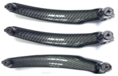 Inner pull handle (3pcs) (Carbon fiber) (RHD) Compatible With BMW E70 E71 X5 2006-2014