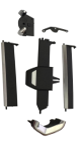 AC Grill Vent Repair kit Middle Right Compatible With BMW 3 Series 2019-2022 Z4 2017-2023 X3 2017-2023