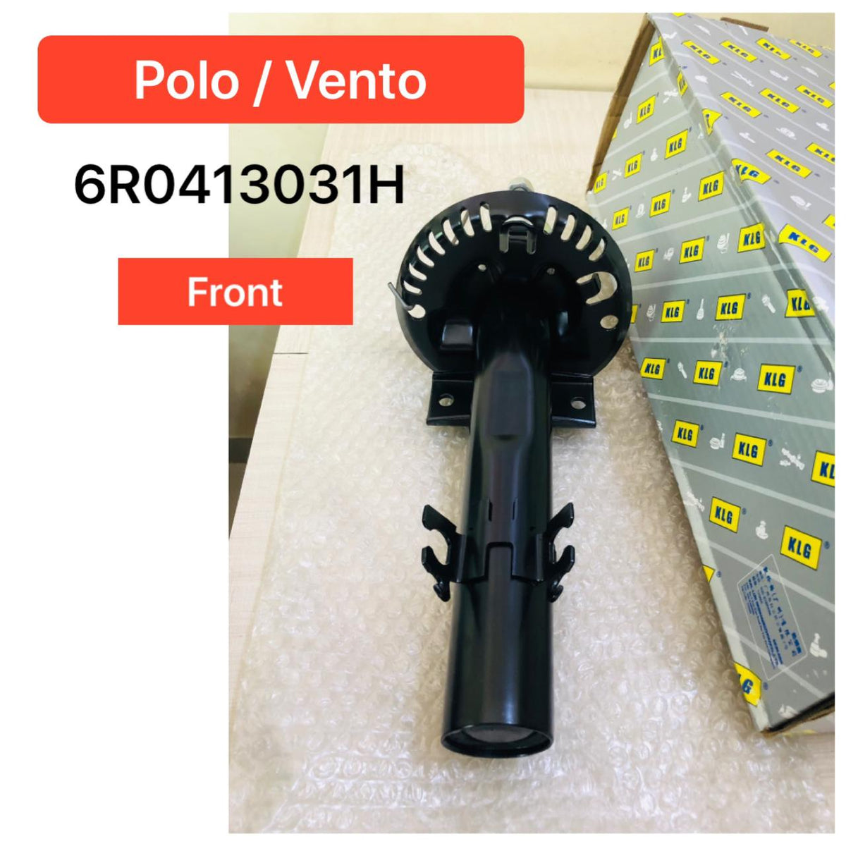 Front (Left & Right Same) Shock Absorber 6RD413031H Compatible With VW POLO V (6R1, 6C1) (1PCS)