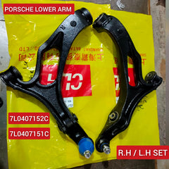 Front Lower Control Arm (Set Of 2) Left 7L0407151C & Right 7L0407152C Compatible with PORSCHE CAYENNE (9PA) & AUDI Q7 (4LB) & VW TOUAREG (7LA, 7L6, 7L7)