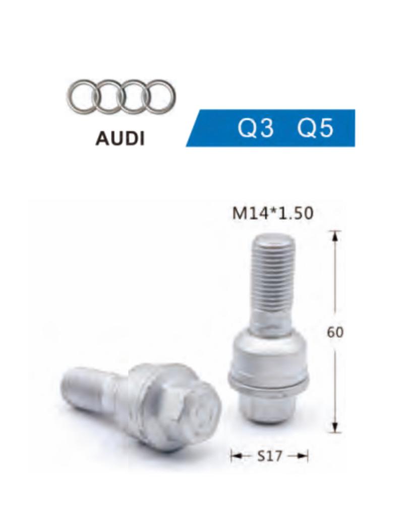 AUDI Wheel Bolt 8R0601295 For AUDI Q5/Q3/A8/Q7 (SET OF 4)