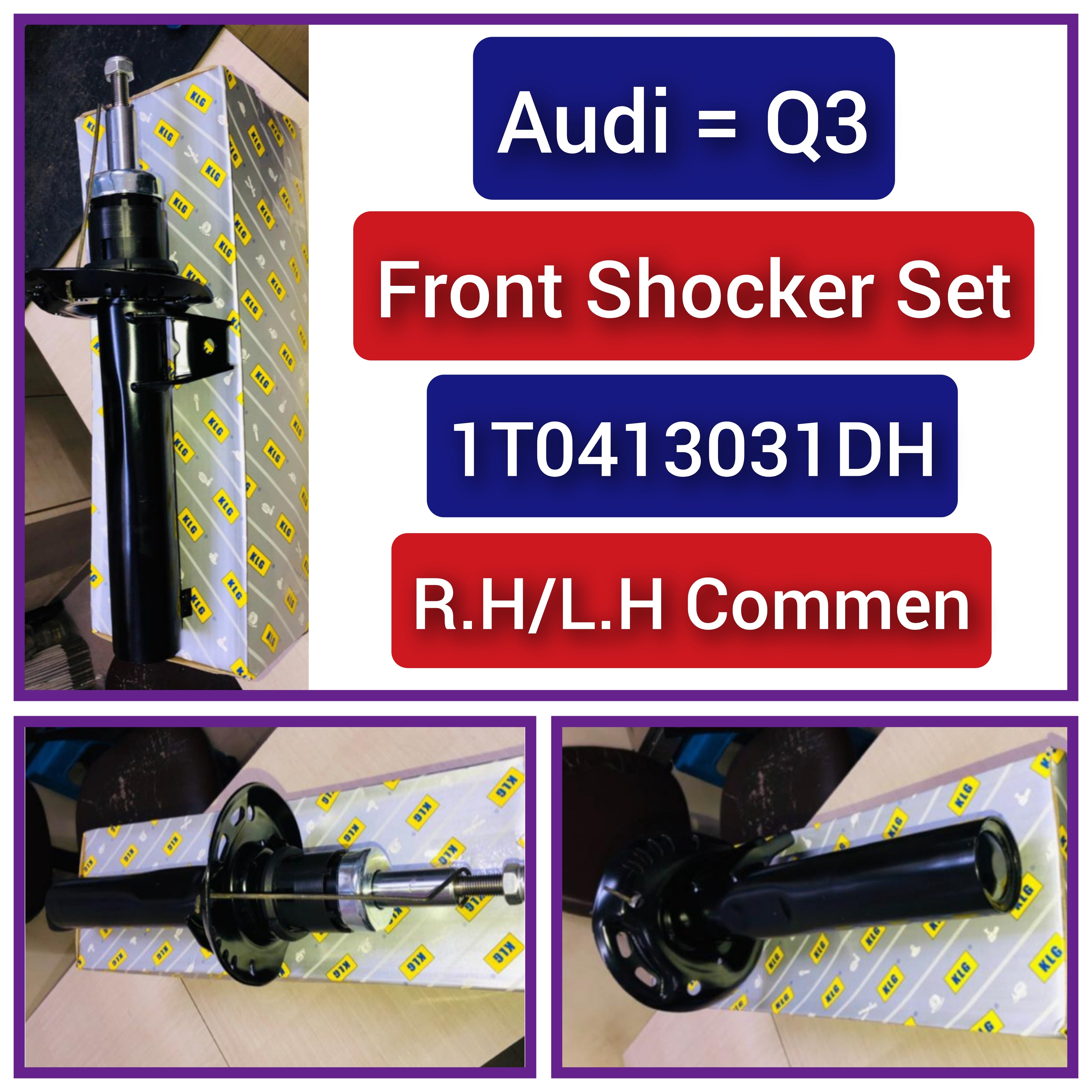 Front (Left & Right Same)  Shock Absorber 1TO413031DH (55MM) Compatible With SKODA OCTAVIA II (1Z3) | LAURA & YETI (5L) (1PCS)
