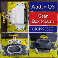 Gear Mount/Engine Mounting 5N0199555K 8J0199555K 8J0199555L Compatible With AUDI Q3 (8UB, 8UG)