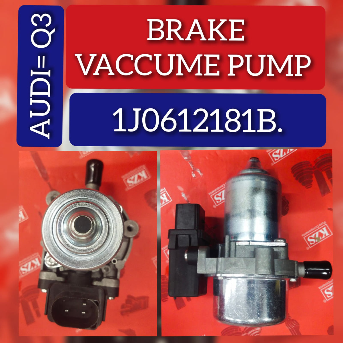 Brake Vaccume Pump 1J0612181B 1J0612181 1J0612181C 1J0612181D 1K0612181F Compatible With AUDI Q3