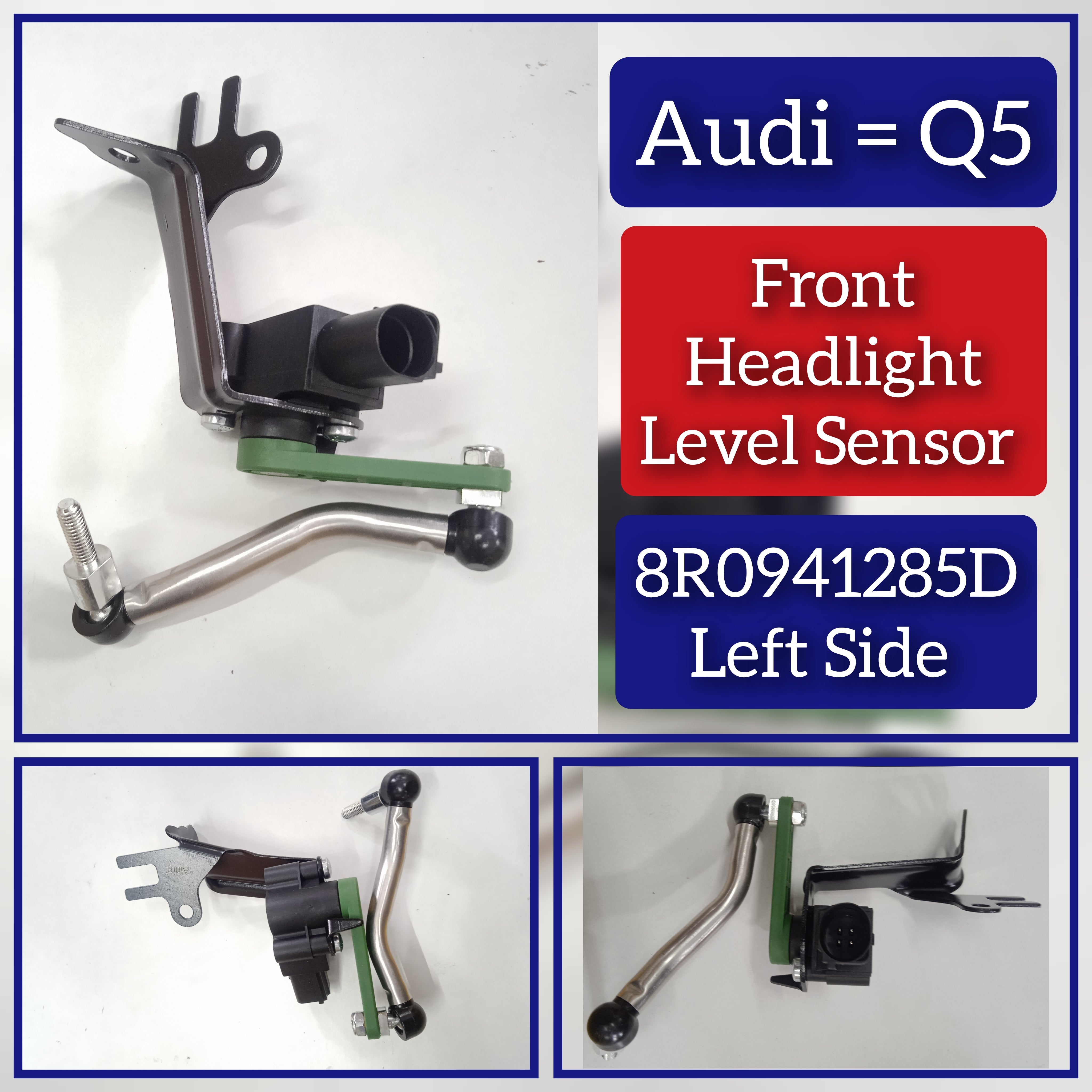 Front Left Headlight Level Sensor 8R0941285D Compatible With AUDI Q5 8RB