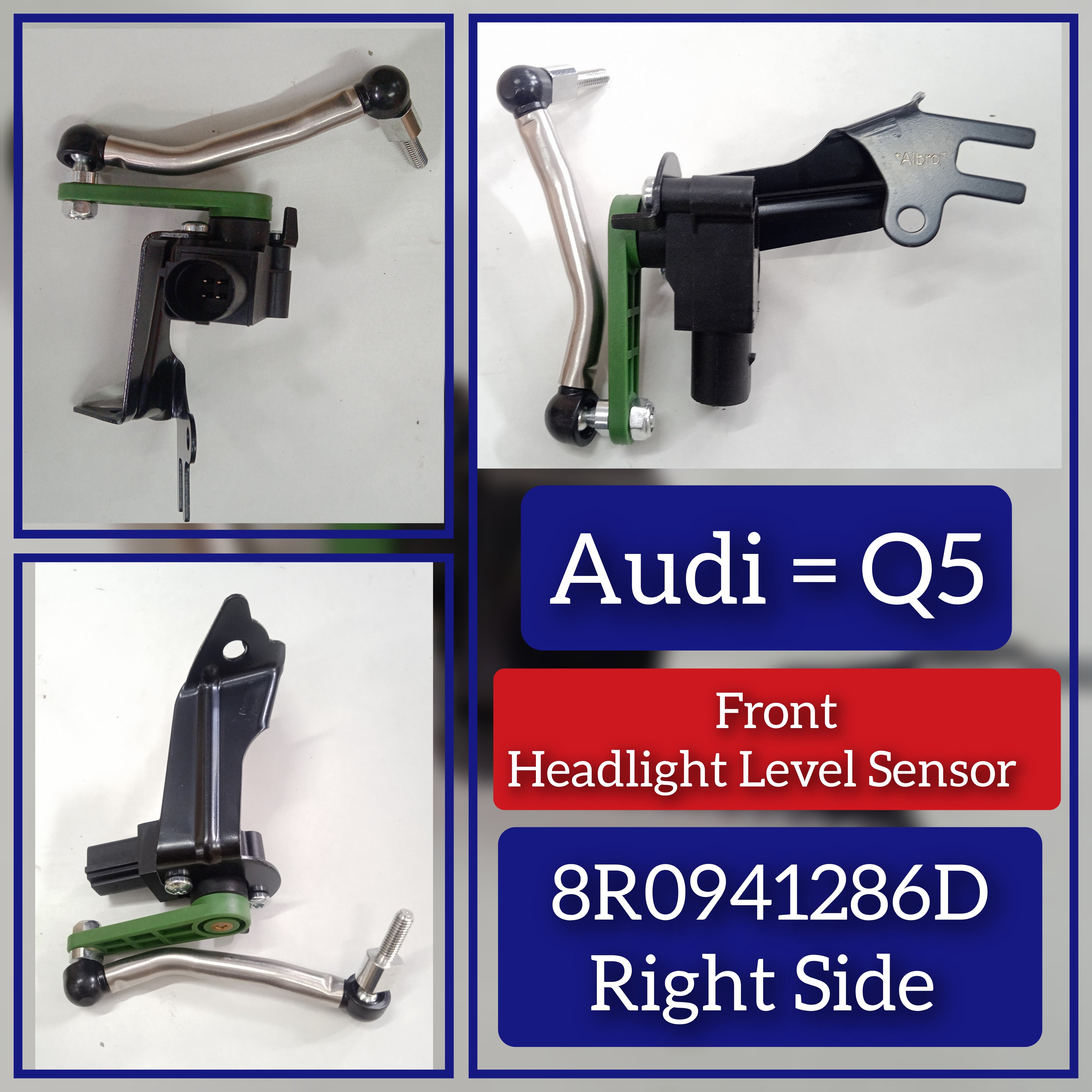 Front Right Headlight Level Sensor 8R0941286D Compatible With AUDI Q5 8RB