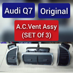 Black Ac Vent Grille Assembly Right 4L0820902 & Left 4L0820901 & Center 4L0820951 & RearCompatible With Audi Q7