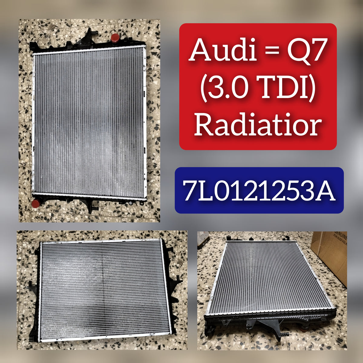 Radiator 4F0121251AG Compatible with AUDI Q7