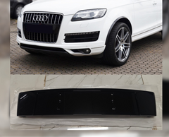 Glossy Black Licence Plate Grill 4L0807285D Compatible With Audi Q7 4L Old Model