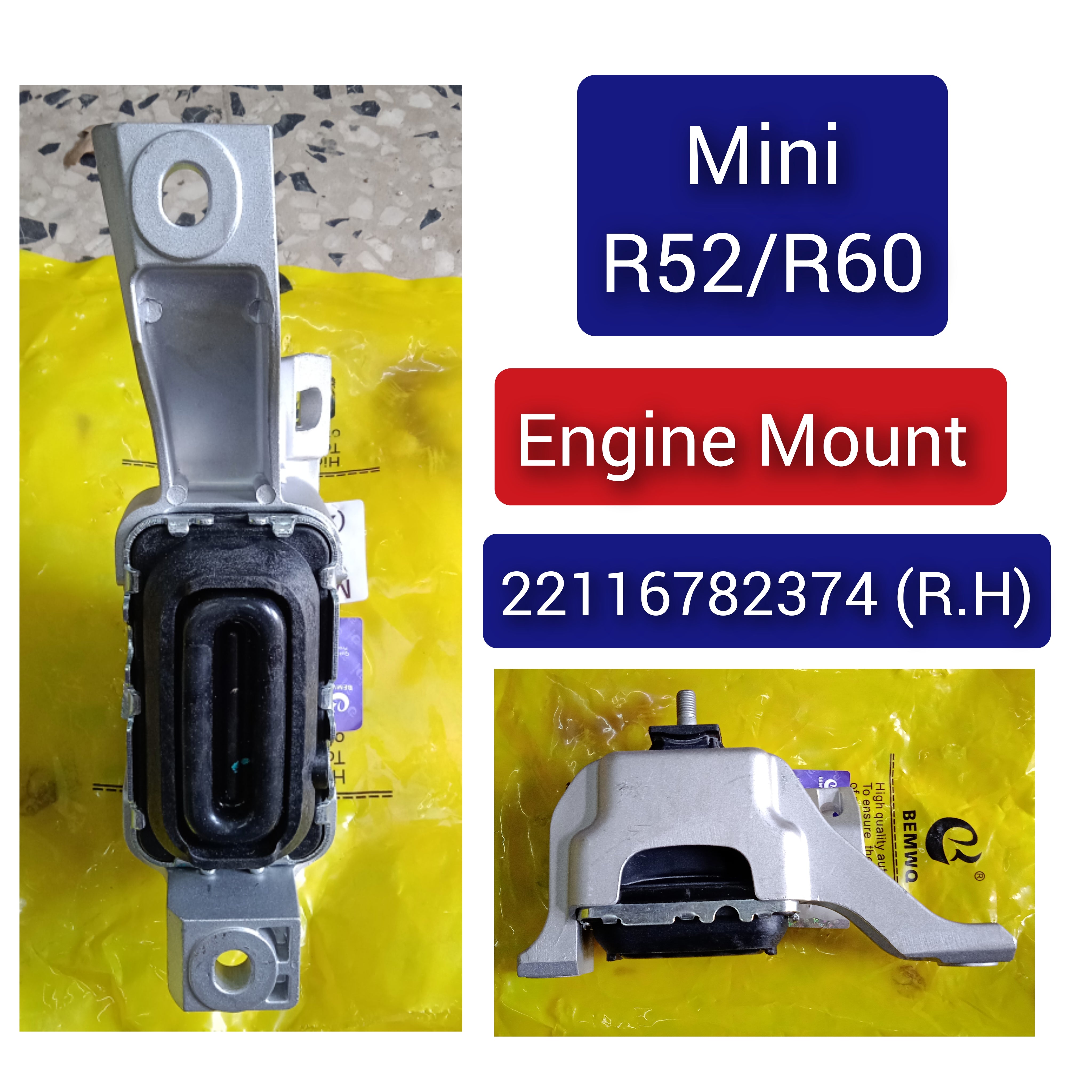 Right Engine Mount  22116782374  22114050886 Compatible With MINI R56