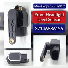 Front Headlight Level Sensor 37146886156 37146772847 37146778842 37146785205 37146785209 37146850334 37146866726Compatible With  MINI R56 & MINI Convertible R57
