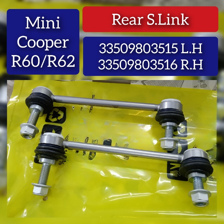 Rear Axle Sway Bar End Stabilizer Link Right & Left 33509803516 33509803515 Set Compatible With MINI COUNTRYMAN (R60)