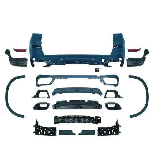 A To Z Compatible With BMW X5 G05 (2019-2025) Rear Bumper Upgrade Convert To M Sport Mp M Performance Mt M Tech Body Kit Wheel Arch G05/g18-007 Gc CC-9345 (Shipping Cost Not Included In Price)