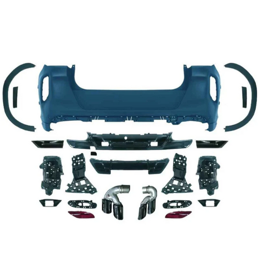 A To Z Compatible With BMW X5 G05 (2019-2022) Rear Bumper Upgrade Convert To M Sport Mp M Performance X5m Body Kit Wheel Arch G05/g18-015 Gc CC-9349 (Shipping Cost Not Included In Price)