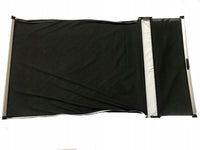 Black Rear Sunroof Curtain Assembly 4L0877307D 4L0877307C Compatible With Audi Q7 2007-2015