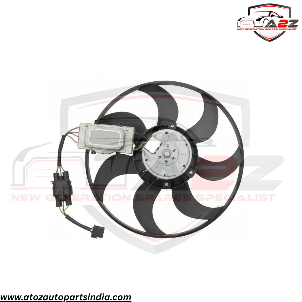 Engine Cooling Fan Motor Fan Assembly 4F0959455E Compatible With AUDI A6 C6 (4F2) | A6 / S6
