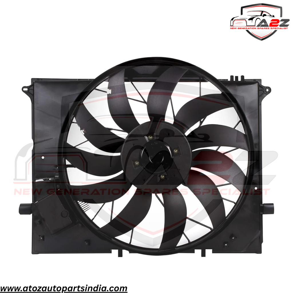 Electric Radiator Cooling Fan Assembly 2205000193 Compatible With Mercedes Benz W220 W650