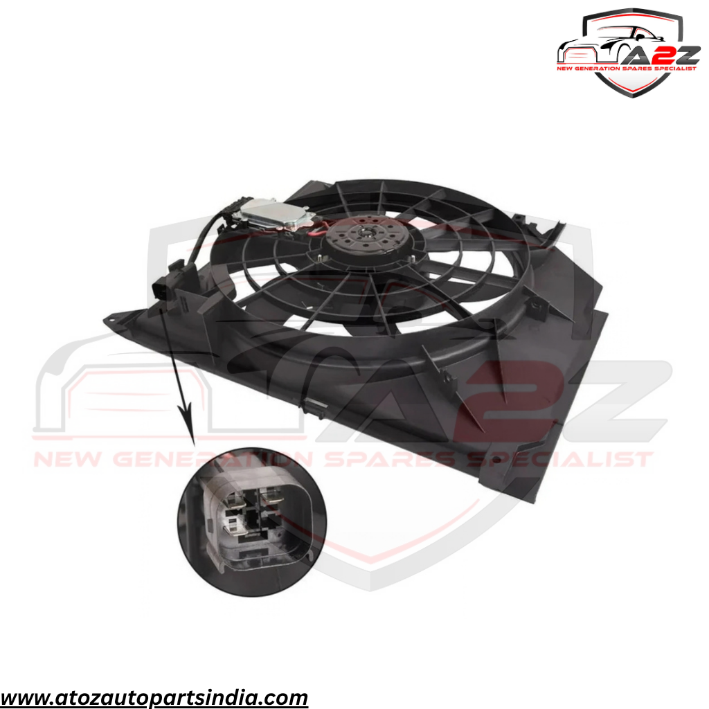 Radiator Cooling Fan Assembly 17117510617 Compatible With BMW E46 W320 W325 W390