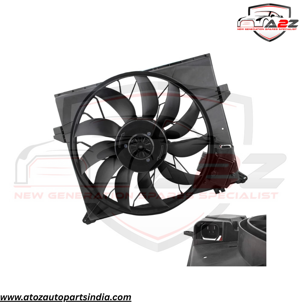 Electric Engine Radiator Cooling Fan Assembly 1645000093 Compatible With Mercedes Benz W164 W850