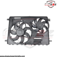 Radiator Fan Assembly LR044833 LR100366 Compatible With Land Rover Discovery Sport  (L550) & Land Rover Range Rover Evoque  (L538)