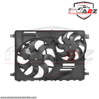 Engine Radiator Cooling Fan Assembly LR024292 LR045248 31332823 Compatible With LAND ROVER DISCOVERY SPORT (L550) & RANGE ROVER EVOQUE (L538) & RANGE ROVER EVOQUE Convertible (L538)