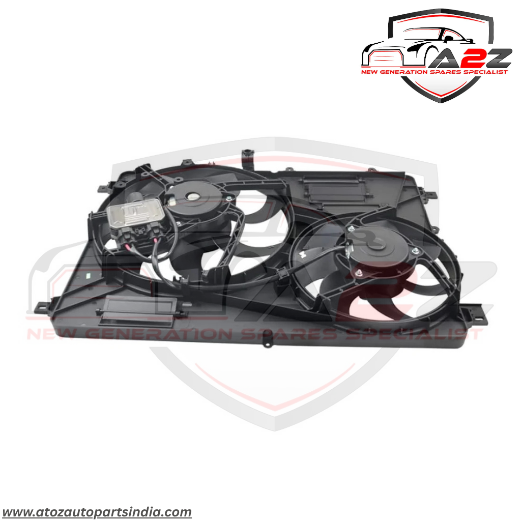 Engine Radiator Cooling Fan Assembly LR024292 LR045248 31332823 Compatible With LAND ROVER DISCOVERY SPORT (L550) & RANGE ROVER EVOQUE (L538) & RANGE ROVER EVOQUE Convertible (L538)