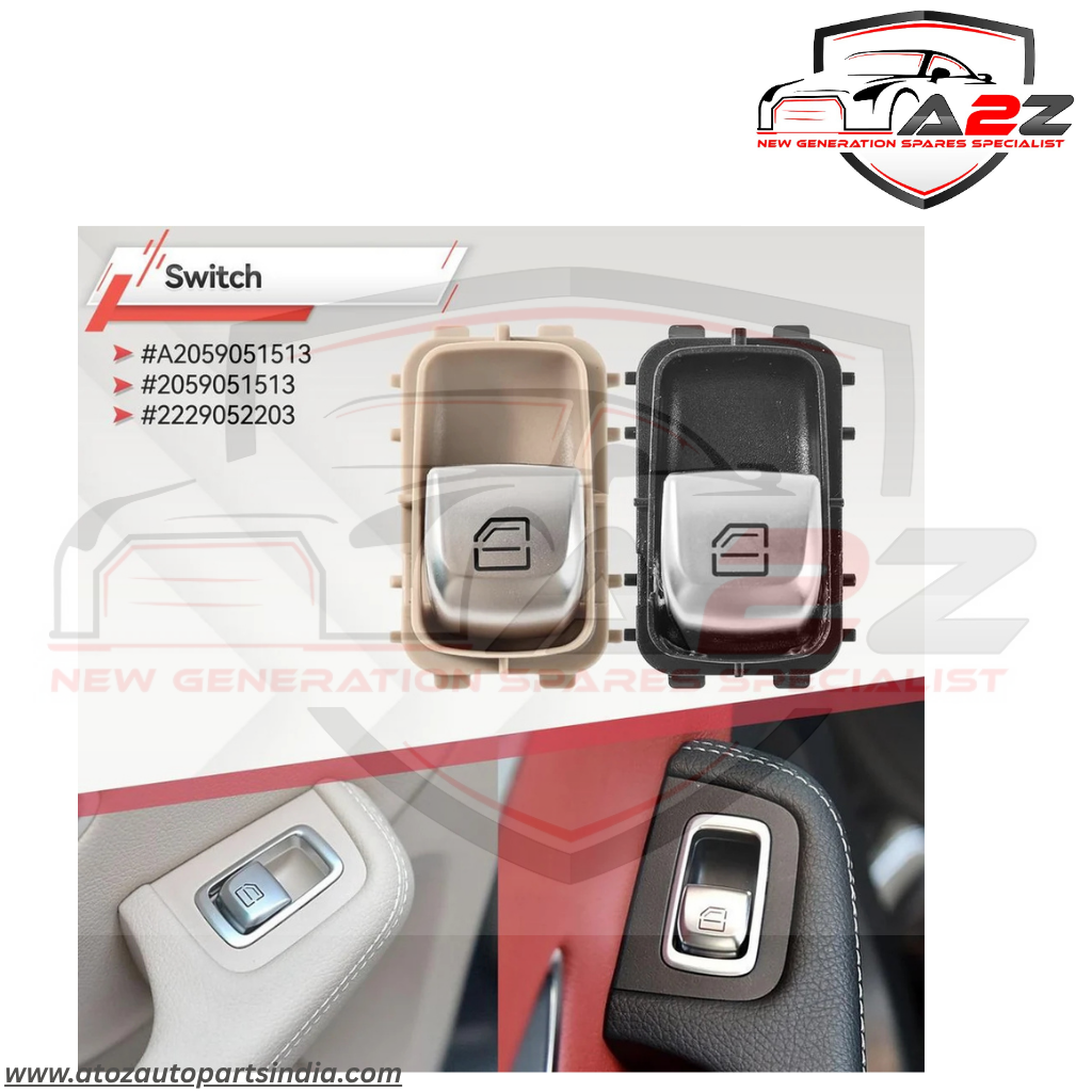 Beige Window Switch 2059051513 2059051513 2057371000 2229051904 2229052203 Compatible With MERCEDES Benz C-CLASS  W205  Tag-SW-43