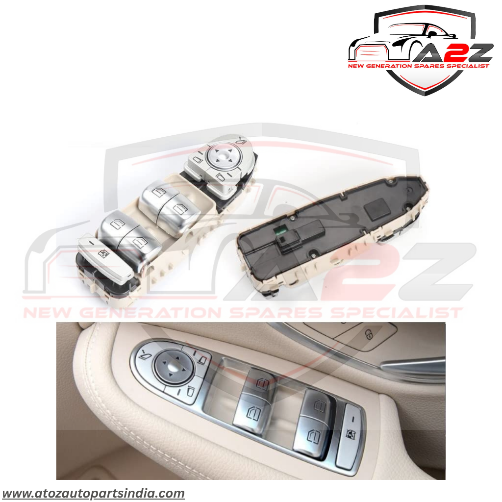 Window Switch Main Compatible With Mercedes C Class Window Switch Main C Class W205 2016 Glc W253 2016 E Class W213 2018 Beige Tag No.43
