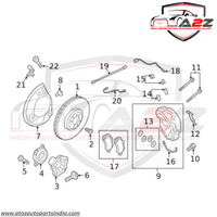 Front Brake Pad Wear Sensor 9Y0907253 9Y0907253E Compatible With PORSCHE CAYENNE Coupe 9YB