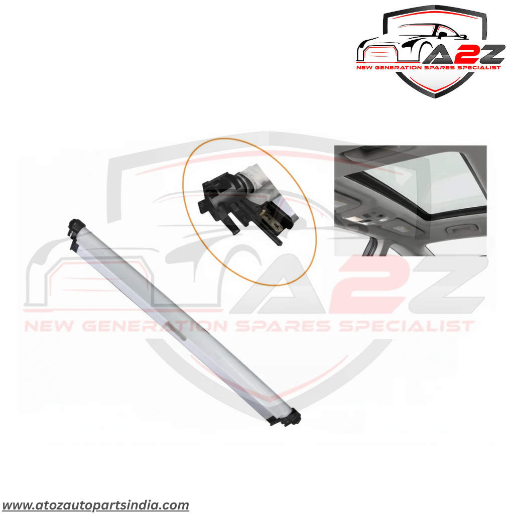 Grey & Black & Beige Sunroof Sunshade Curtain Cover Assembly Compatible With VW Tiguan & Skoda Kodiaq