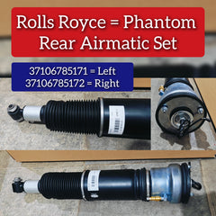 Rear Left Air Suspension Shock Absorber Strut 37106785171 Compatible With Rolls Royce Phantom