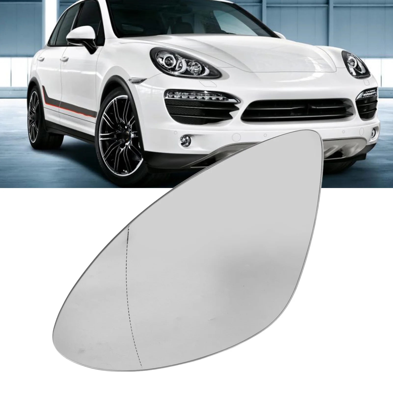 Side Mirror Glass Left 95873152120 & Right 95873152220 Compatible With  PORSCHE & For CAYENNE (2011-2014)