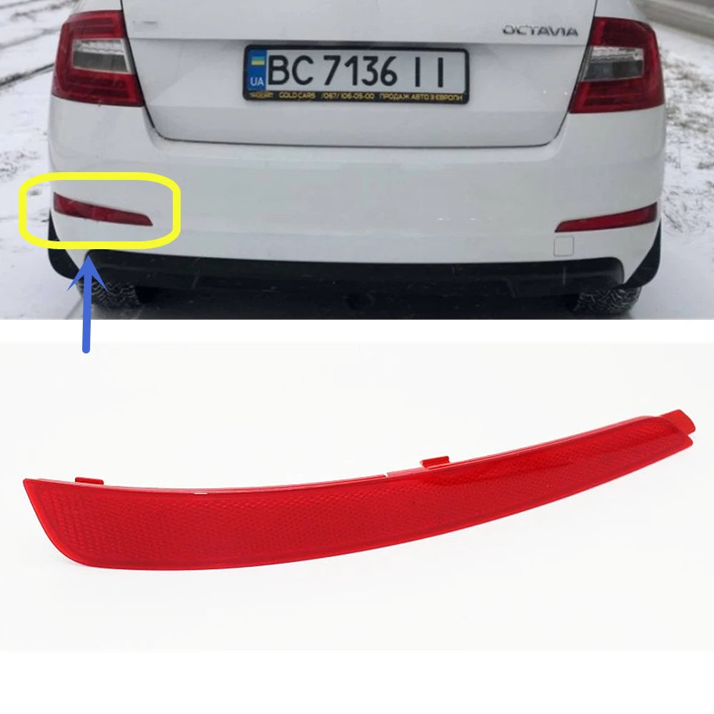 Rear Bumper Light Set Left 5E5945105 &  Right 5E5945106 Compatible With SKODA OCTAVIA III (5E3, NL3, NR3) (2013-2017) Tag No.172