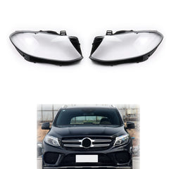 Front Headlight Glass Compatible with Mercedes-Benz GLE W166 (2015 - 2019).