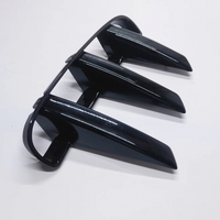 Front Bumper Grille Fog Lamp Strip (Glossy Black) Right LR142429 & Left LR142430 Compatible With Land Rover Discovery 5 L462 (2020)