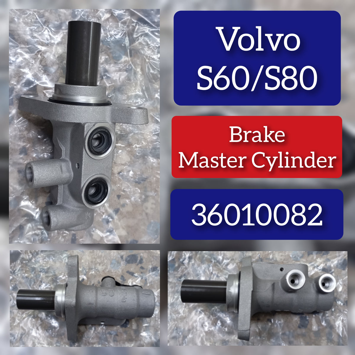 Brake Master Cylinder 36010082 Compatible With VOLVO S60 S80