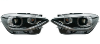 Complete Headlight Set Left 63117229671 & Right 63117229672 Compatible With BMW F20 2012-2016