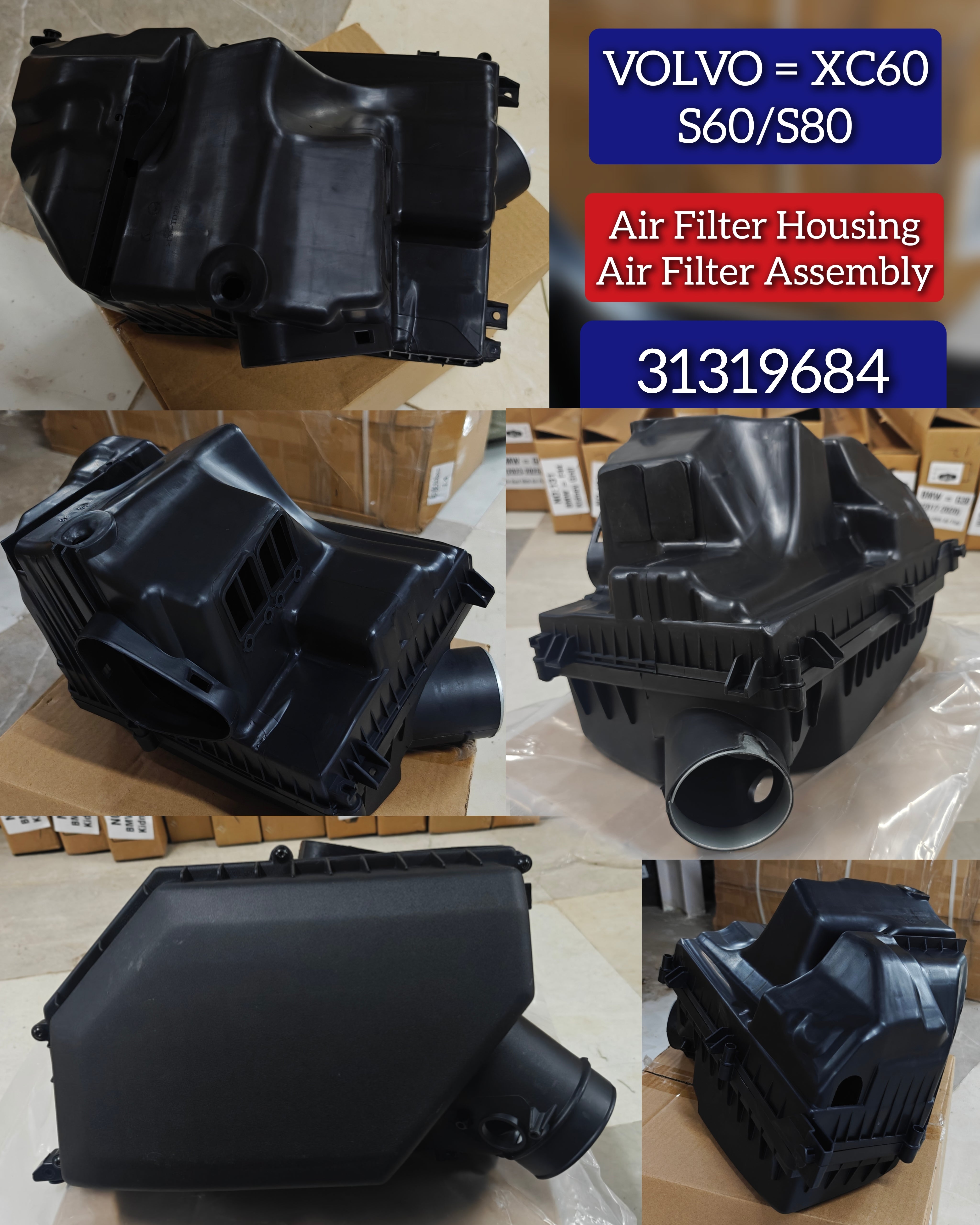 Air Filter Housing/Assembly 31319684  Compatible With VOLVO S80/S60/XC60