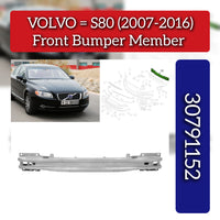 Front Bumper Member 30791152 Compatible With VOLVO S80 (2007-2016)
