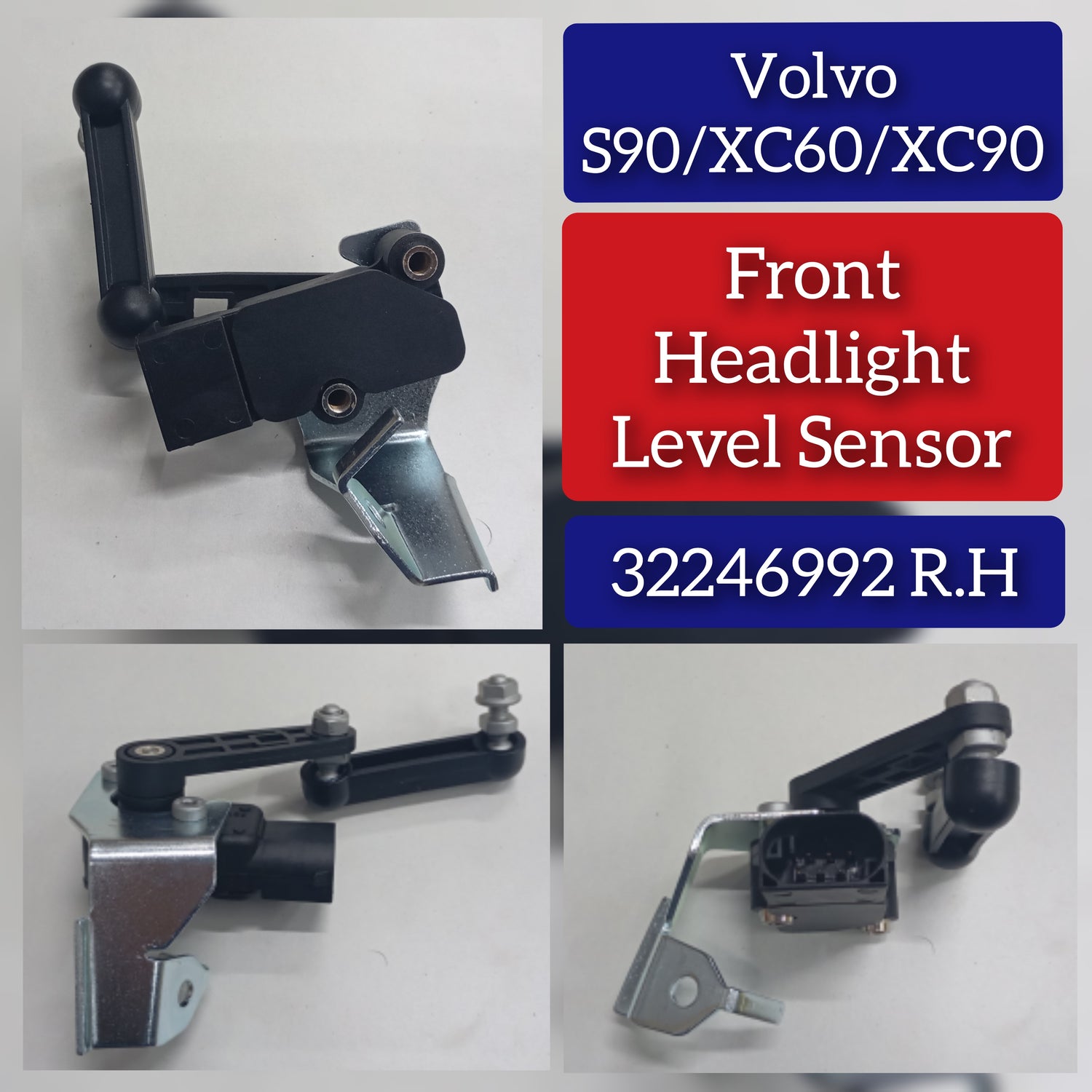 Front Right Headlight Level Sensor 32246992 31360329 Compatible With Volvo XC60 & S90 & XC90
