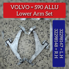 Front Lower Control Arm (Set Of 2) Left 32298147 & Right 32298148 Compatible with VOLVO S90