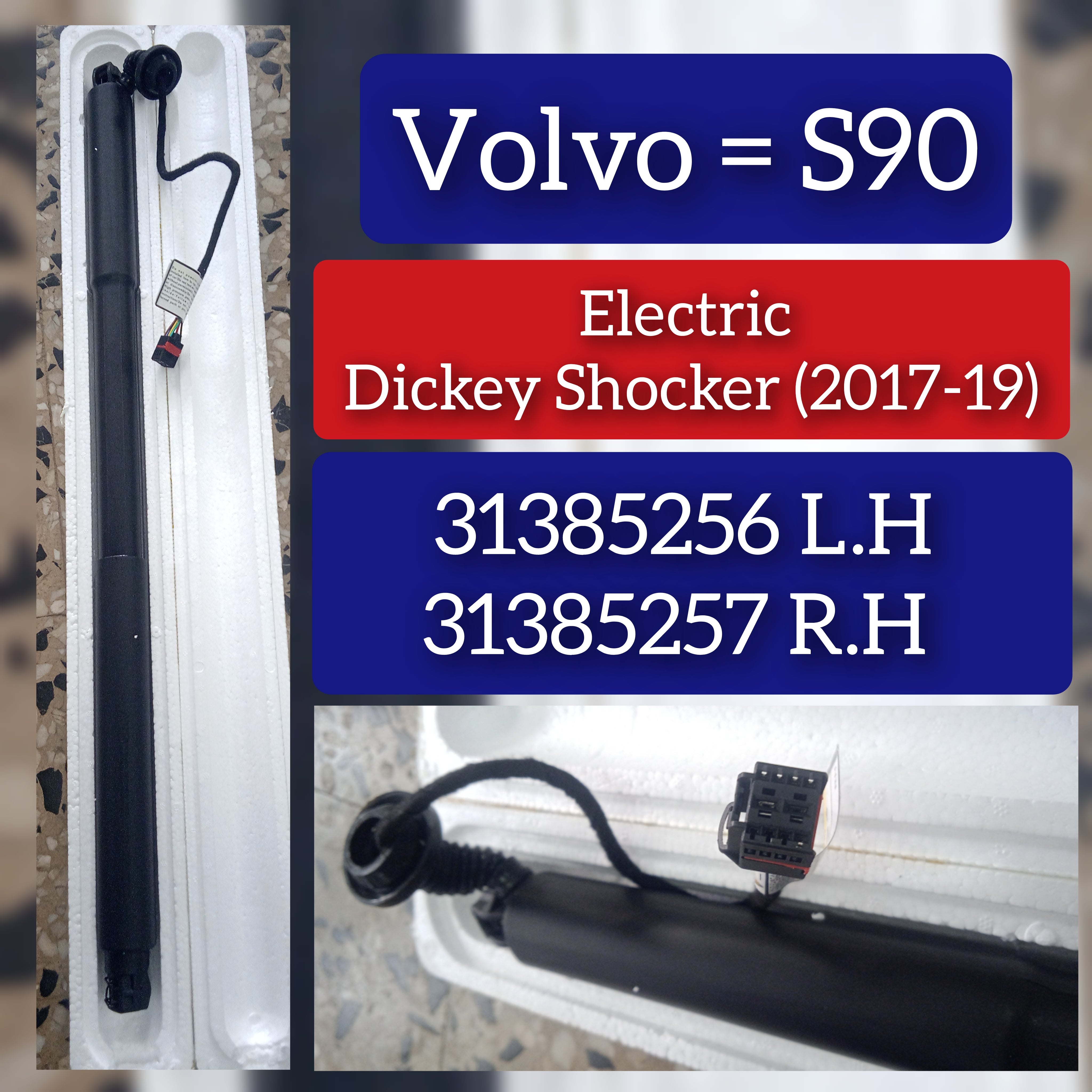 Air Suspension Electric Shock Absorber Strut Left 31385256 Right 31385257 Compatible With VOLVO S90