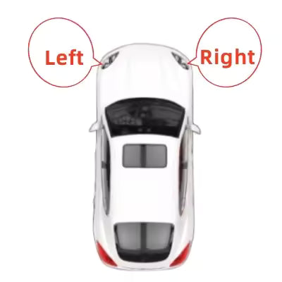 Headlight Glass Set Compatible With Mercedes Benz Vito 447 (2016-2019)