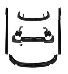 A To Z Compatible With BMW X3 G01 (2018-2021) M Sport Mp M Performance Bumper Upgrade Convert To M Sport X3m Aero Black Samurai Body Kit Diffuser Exhaust Tip Pipe G01/08-015 Gc CC-9325 (Shipping Cost Not Included In Price)